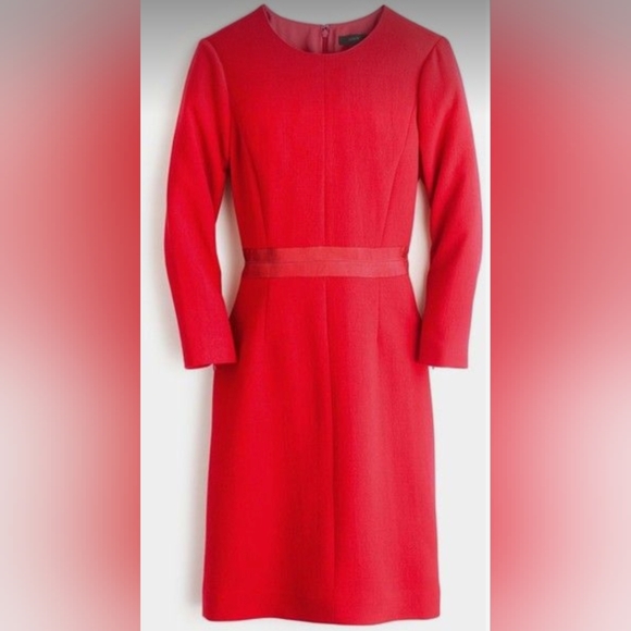 J.Crew Double-faced Wool Crepe Dress - Picture 10 of 10